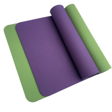 183cm*61cm*4mm Customized non-slip durable TPE yoga mat double color exercise mat